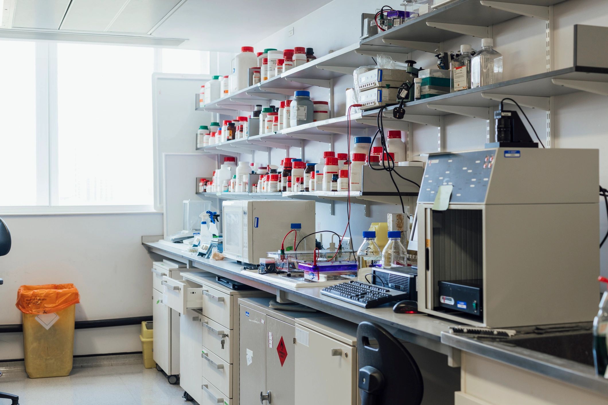 Laboratory quality testing setup